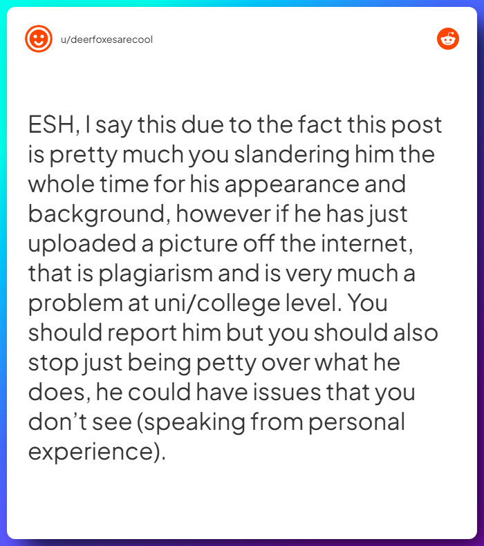 Comment from u/deerfoxesarecool