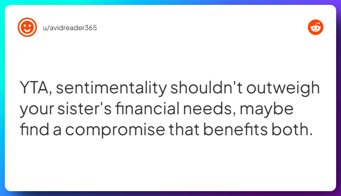 Comment from u/avidreader365