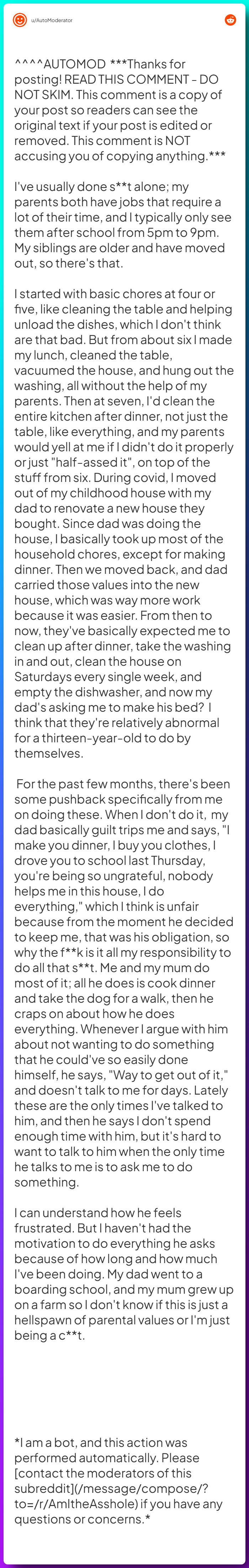 Comment from u/AutoModerator