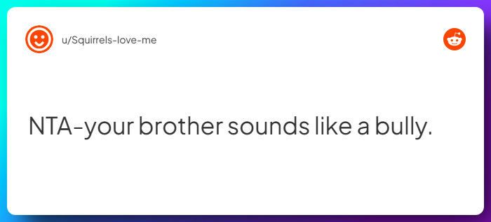 Comment from u/Squirrels-love-me