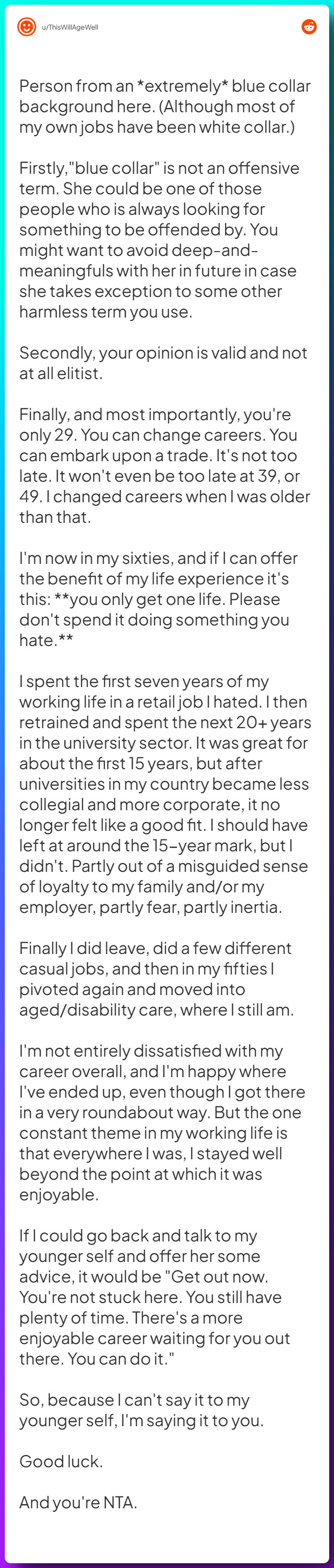 Comment from u/ThisWillAgeWell