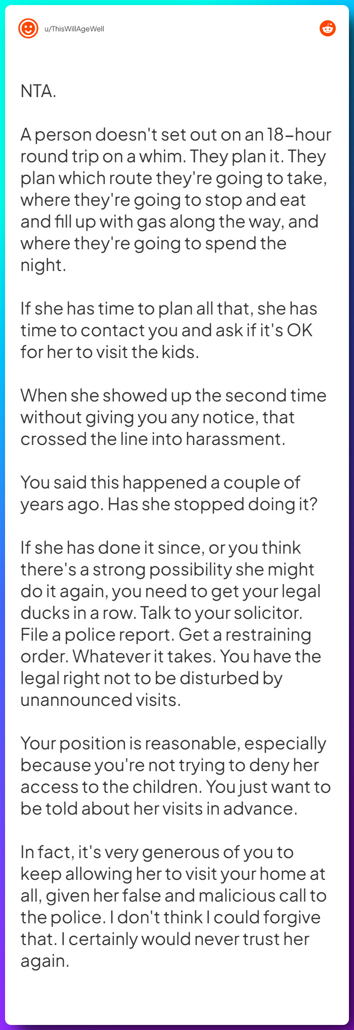 Comment from u/ThisWillAgeWell