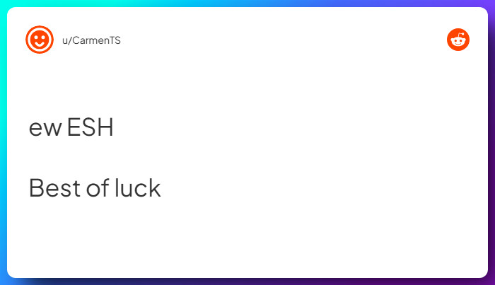 Comment from u/CarmenTS