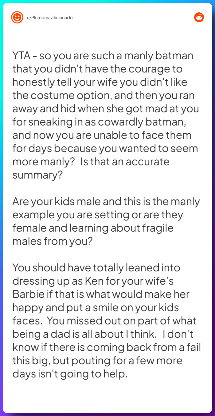 Comment from u/Plumbus-aficianado