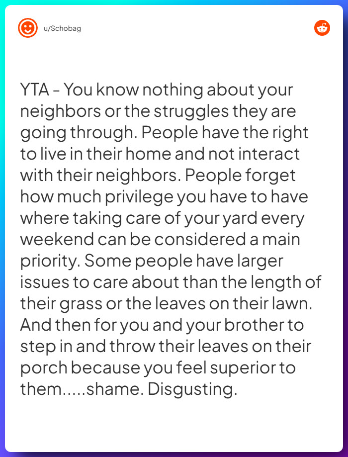 Comment from u/Schobag