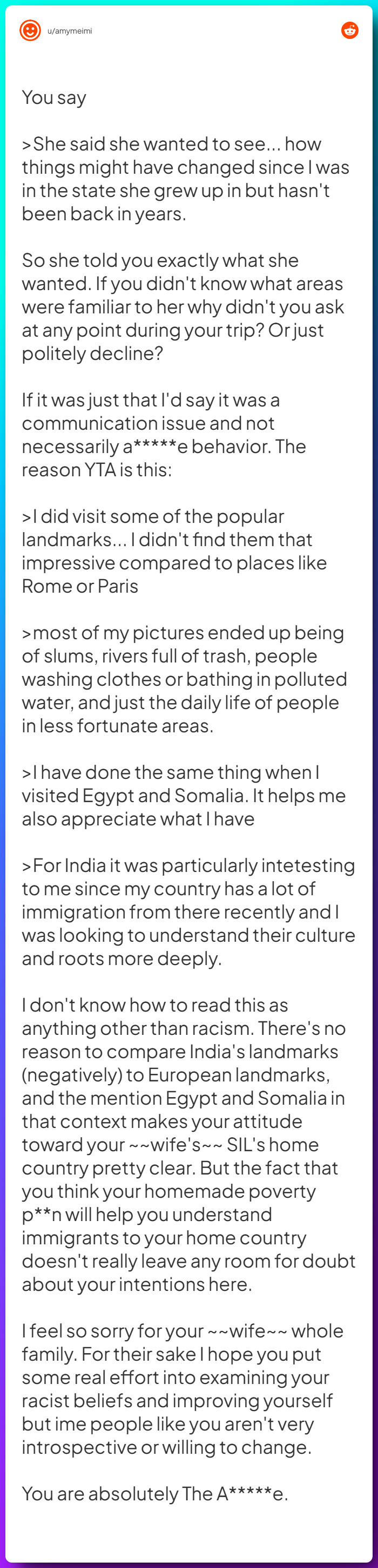 Comment from u/amymeimi