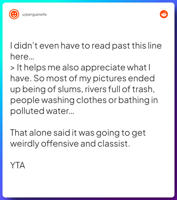 Comment from u/penguinwife