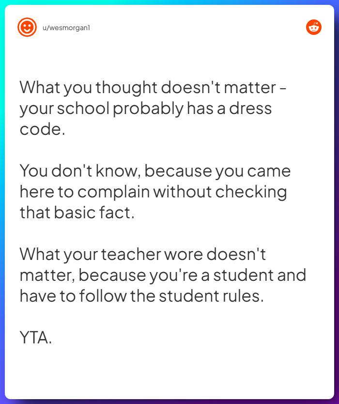 Comment from u/wesmorgan1