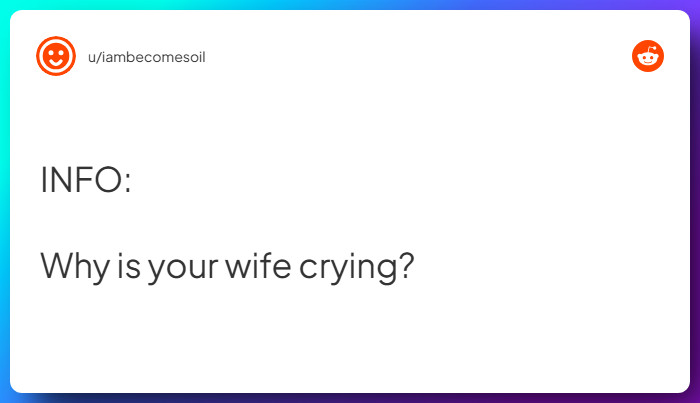 Comment from u/iambecomesoil