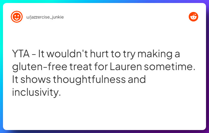 Comment from u/jazzercise_junkie