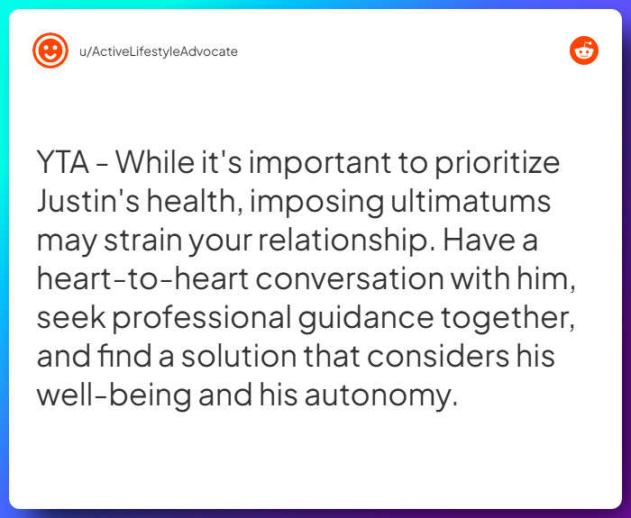 Comment from u/ActiveLifestyleAdvocate