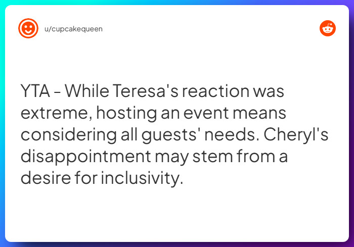 Comment from u/cupcakequeen