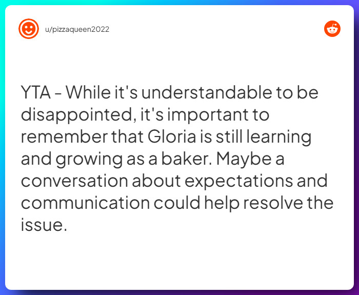 Comment from u/pizzaqueen2022