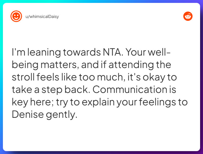 Comment from u/whimsicalDaisy