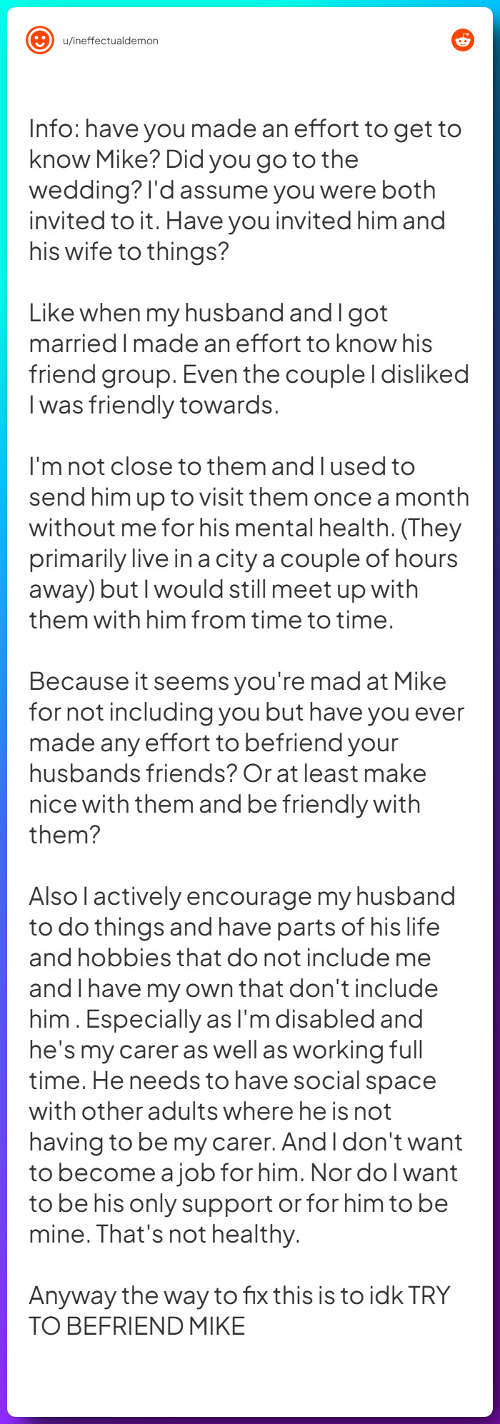 Comment from u/ineffectualdemon