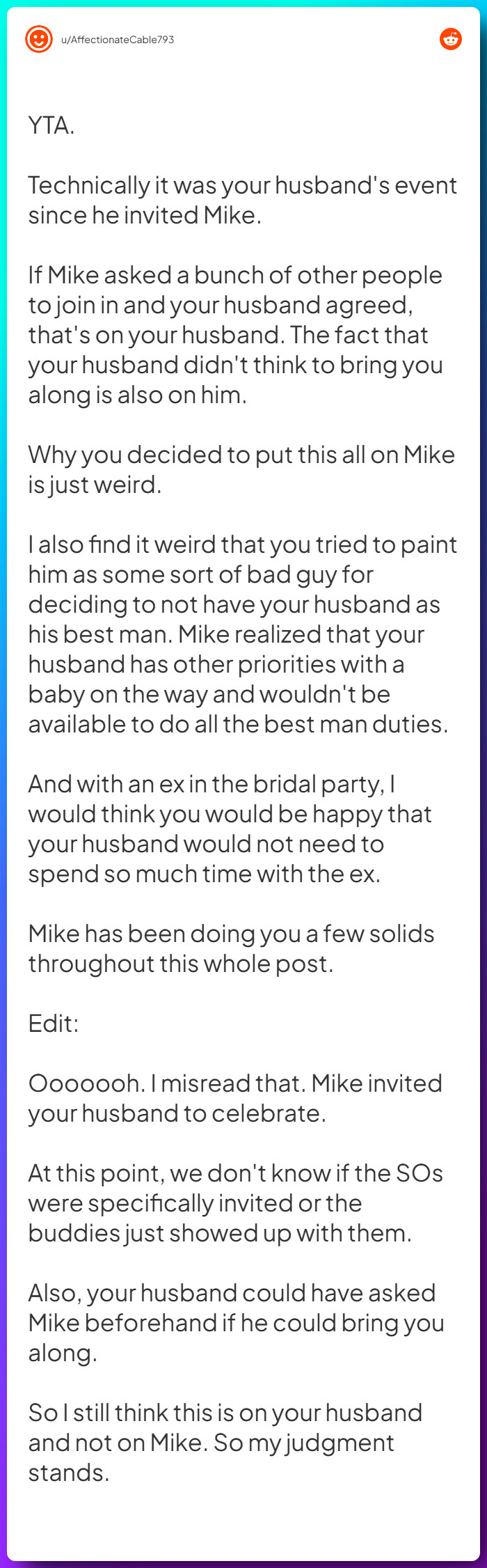 Comment from u/AffectionateCable793