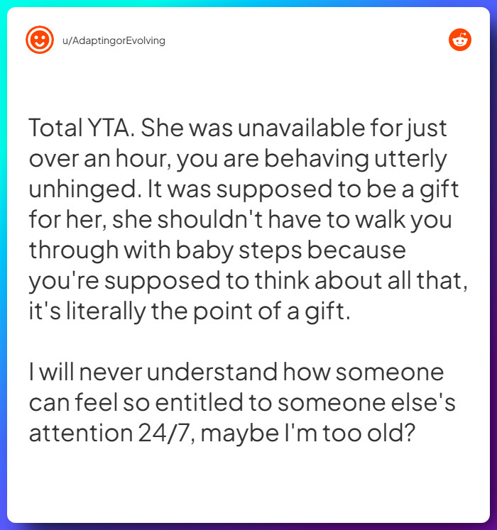 Comment from u/AdaptingorEvolving