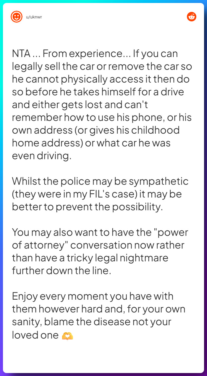 Comment from u/uknwr