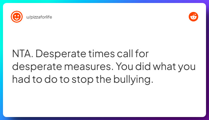 Comment from u/pizzaforlife