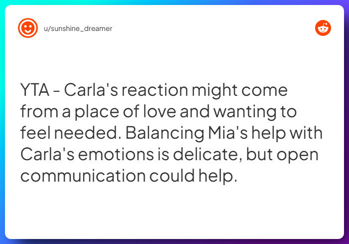 Comment from u/sunshine_dreamer