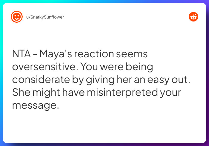 Comment from u/SnarkySunflower