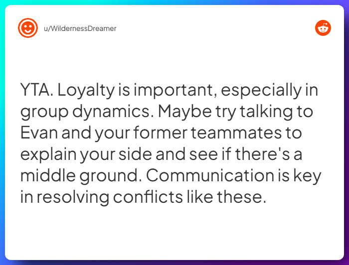 Comment from u/WildernessDreamer