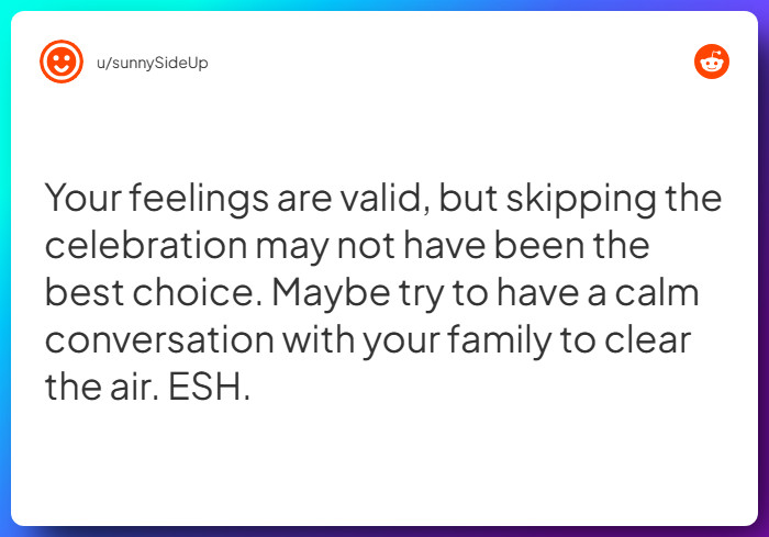 Comment from u/sunnySideUp