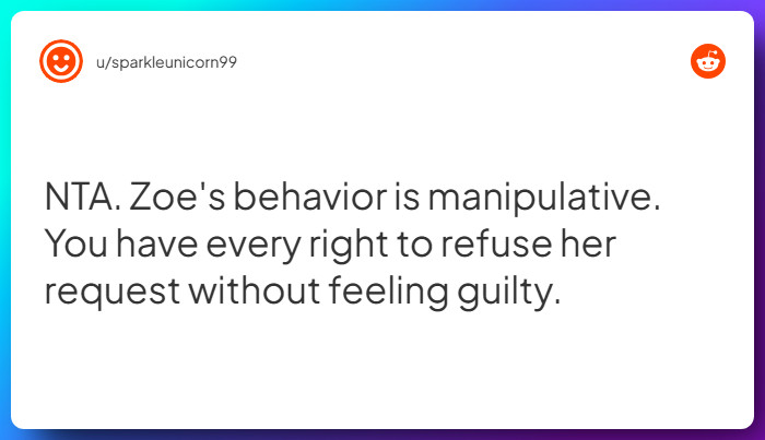 Comment from u/sparkleunicorn99