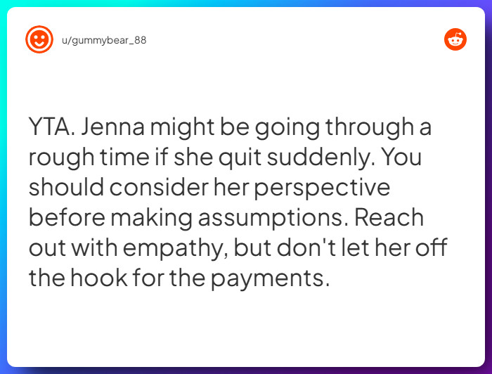 Comment from u/gummybear_88