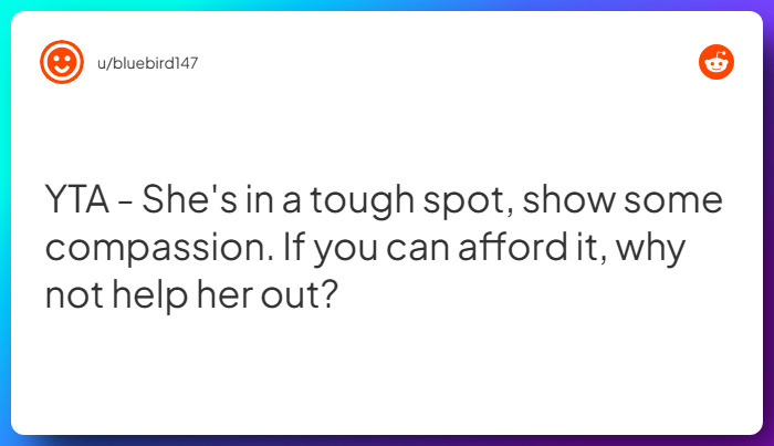 Comment from u/bluebird147