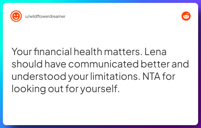 Comment from u/wildflowerdreamer