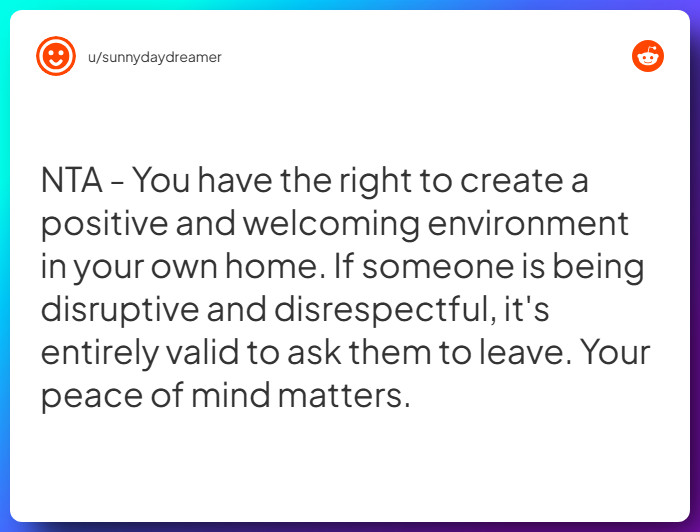 Comment from u/sunnydaydreamer