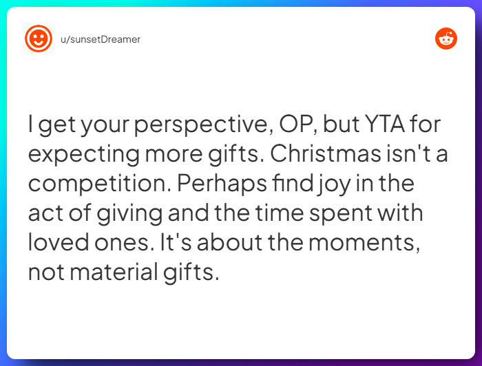 Comment from u/sunsetDreamer