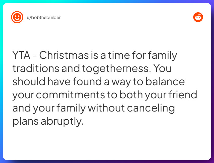 Comment from u/bobthebuilder