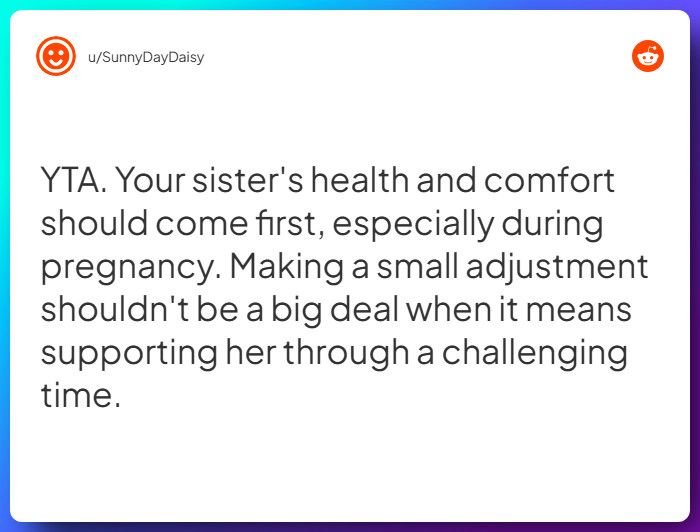 Comment from u/SunnyDayDaisy