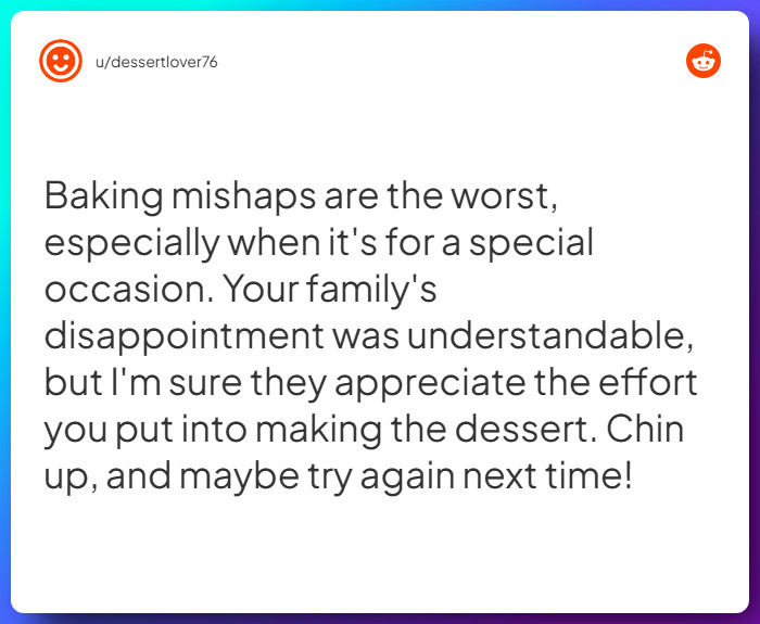 Comment from u/dessertlover76