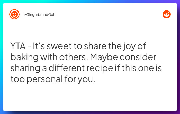 Comment from u/GingerbreadGal