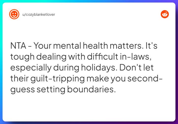 Comment from u/cozyblanketlover