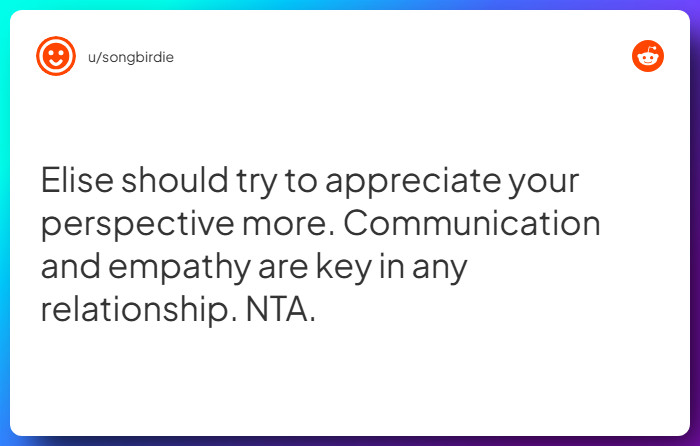 Comment from u/songbirdie