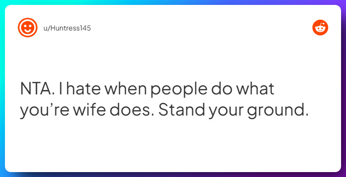 Comment from u/Huntress145