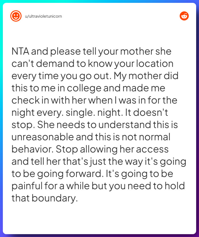 Comment from u/ultravioletunicorn