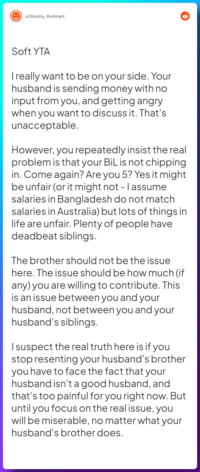 Comment from u/Gloomy_Ruminant