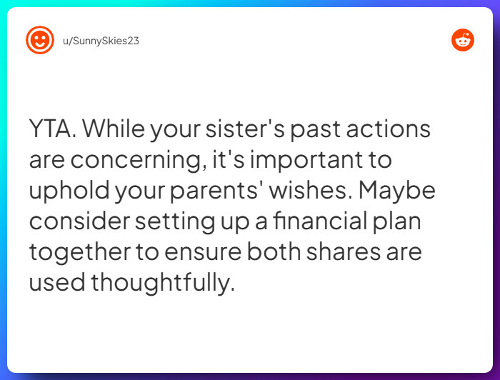 Comment from u/SunnySkies23