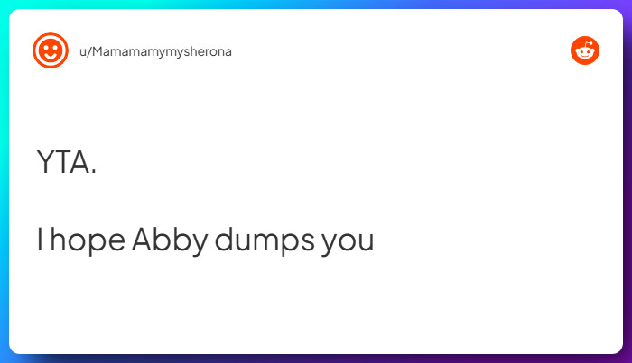 Comment from u/Mamamamymysherona