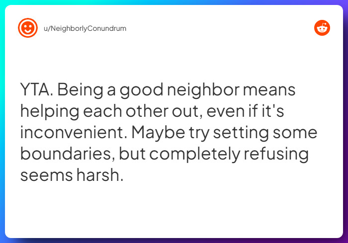 Comment from u/NeighborlyConundrum