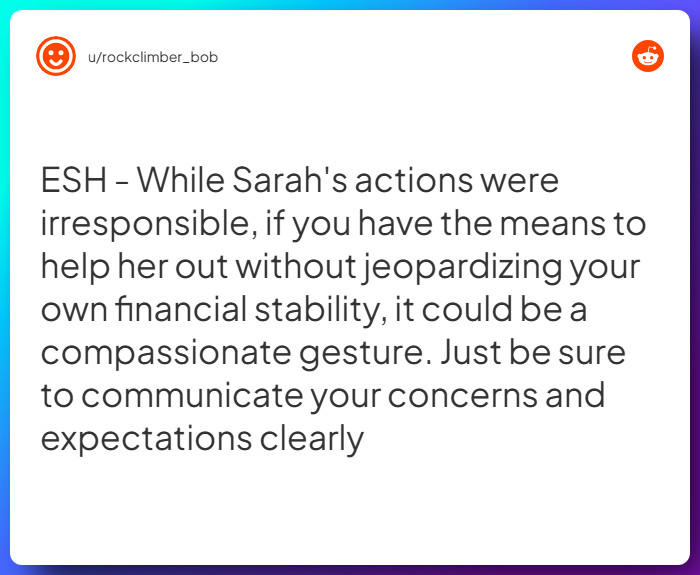 Comment from u/rockclimber_bob