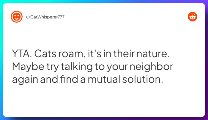 Comment from u/CatWhisperer777