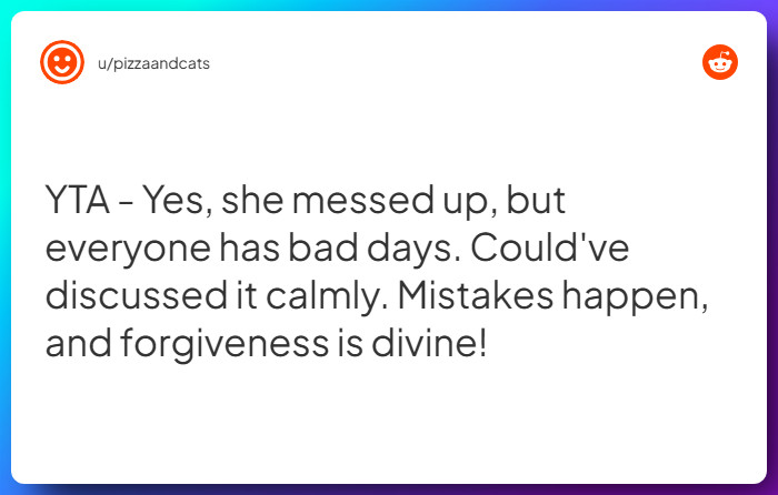 Comment from u/pizzaandcats