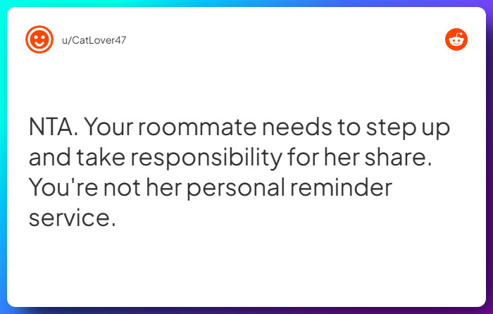 Comment from u/CatLover47