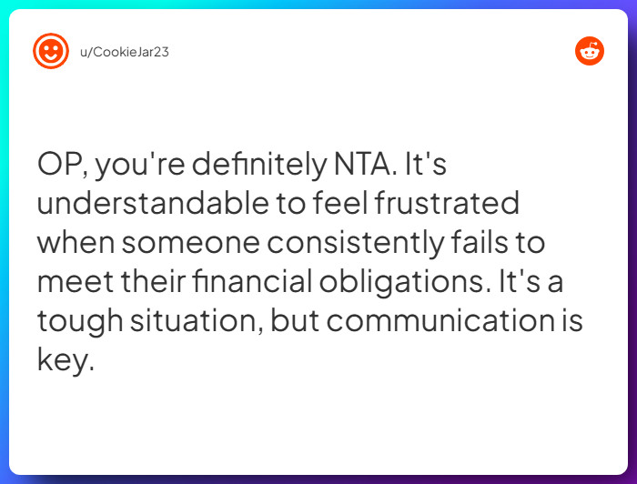 Comment from u/CookieJar23